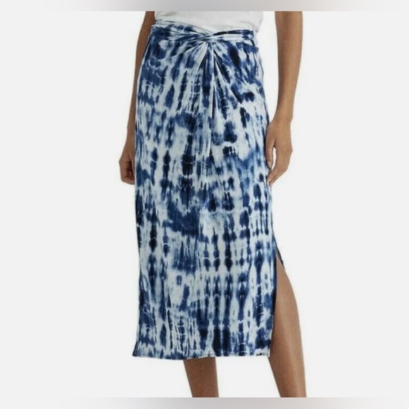 Lauren Ralph Lauren Dresses & Skirts - Lauren Ralph Lauren Blue Tie Dye Skirt Size M